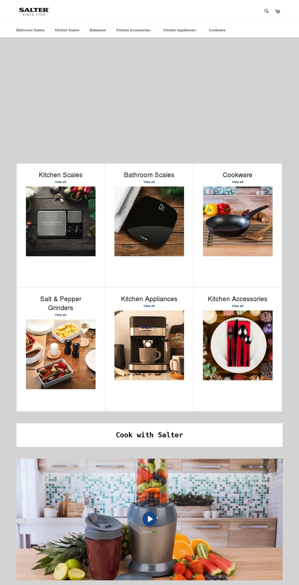salterhousewares.com.au shopify website screenshot