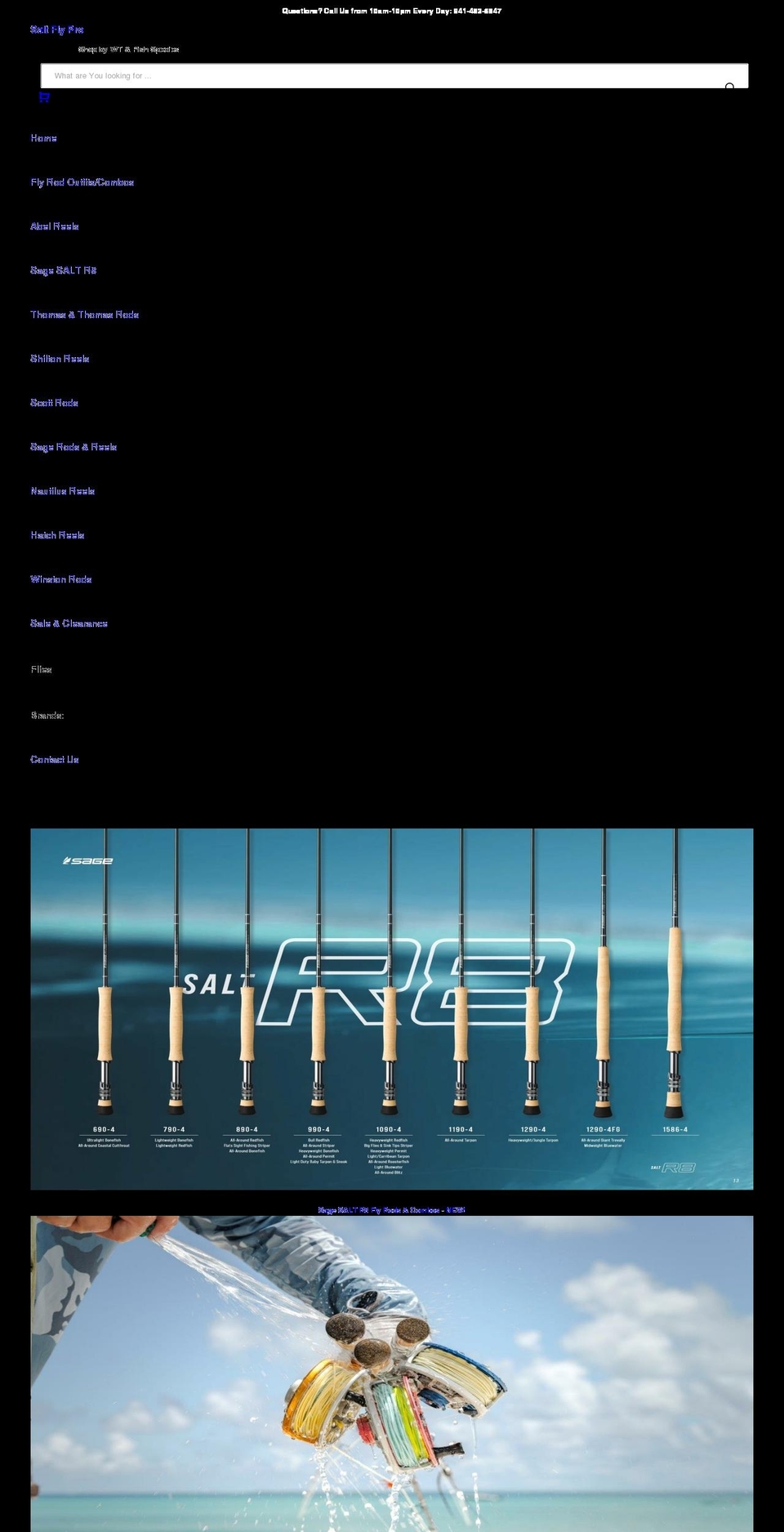 saltflypro.com — Shopify storefront screenshot
