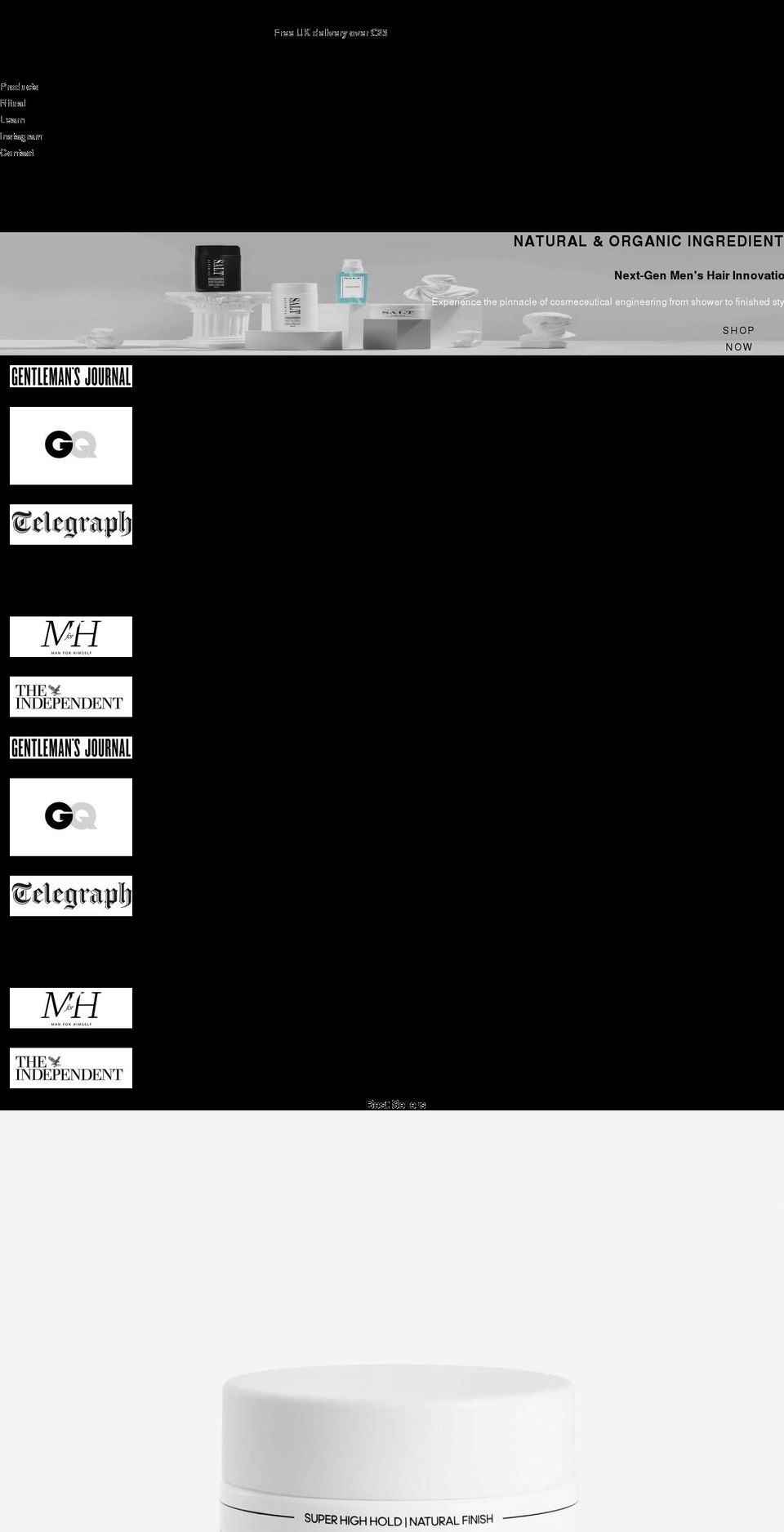 saltgrooming.com shopify website screenshot