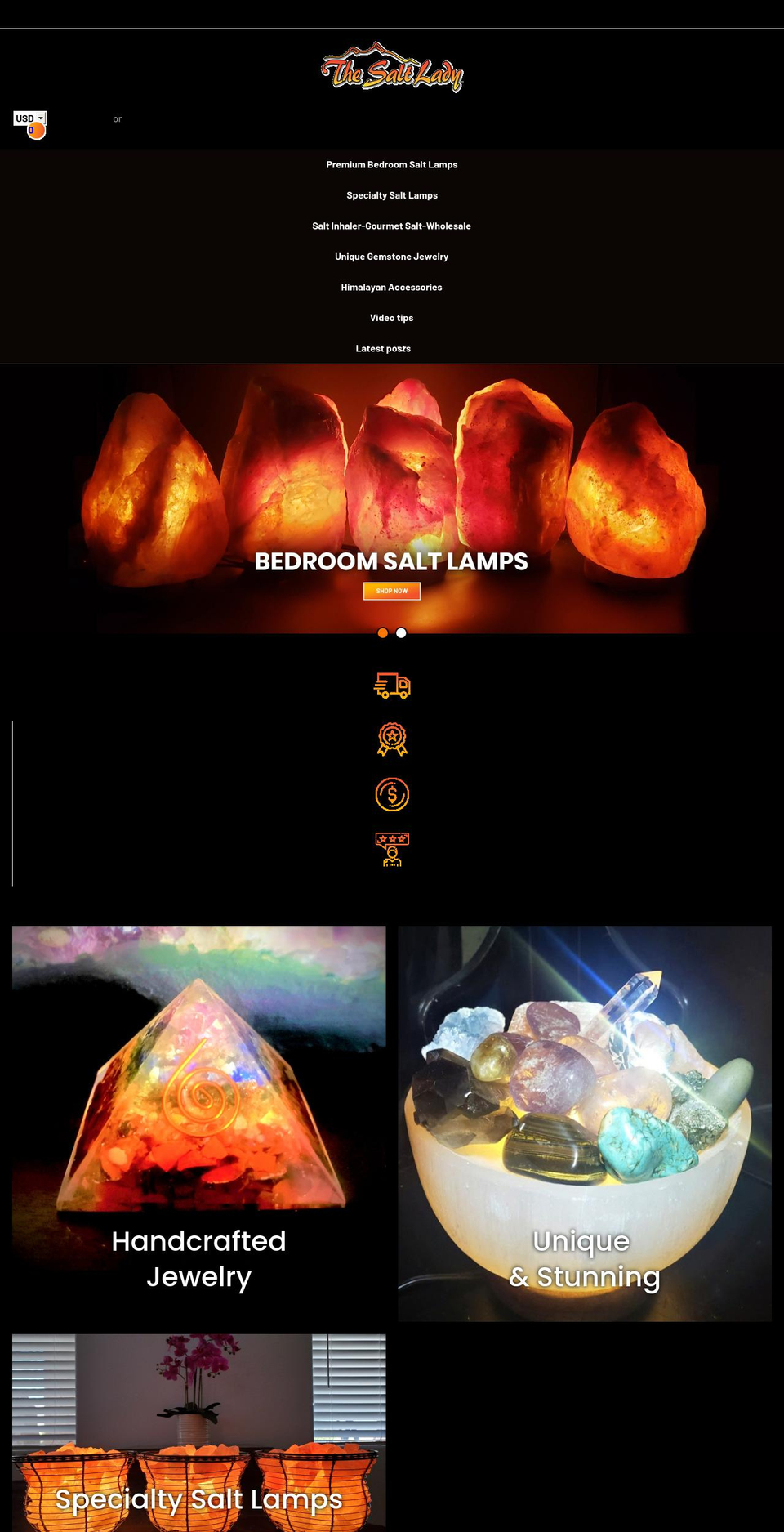 saltlady.com shopify website screenshot