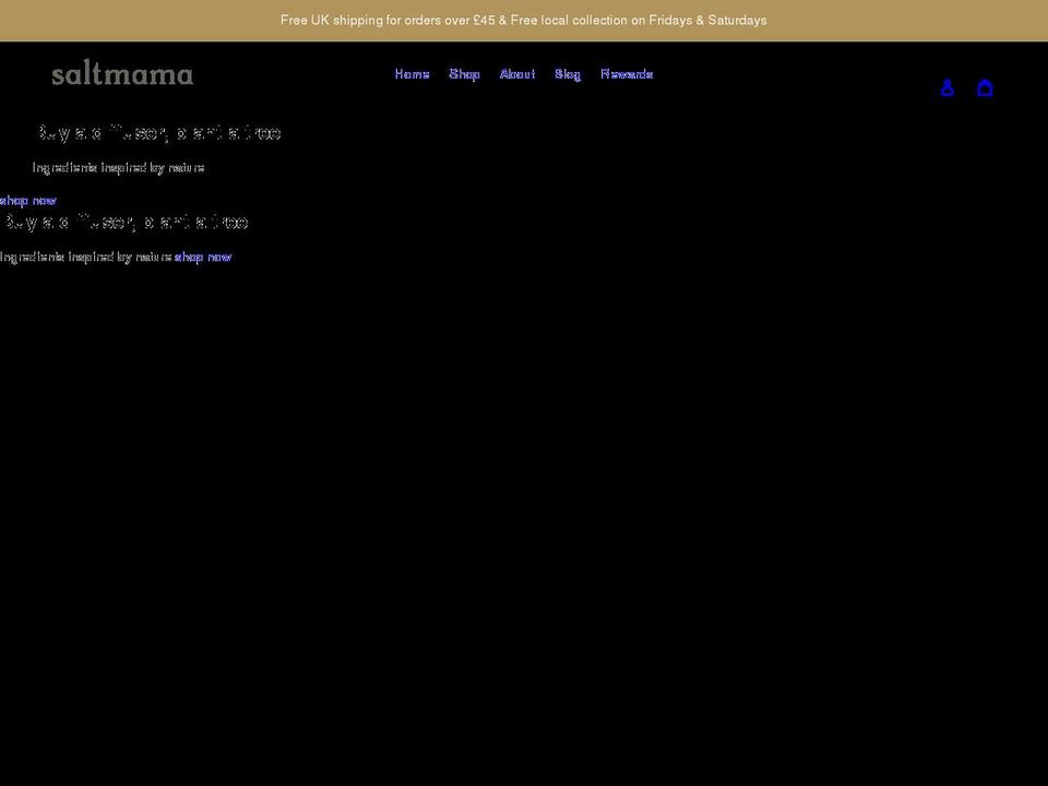 saltmamahome.com shopify website screenshot