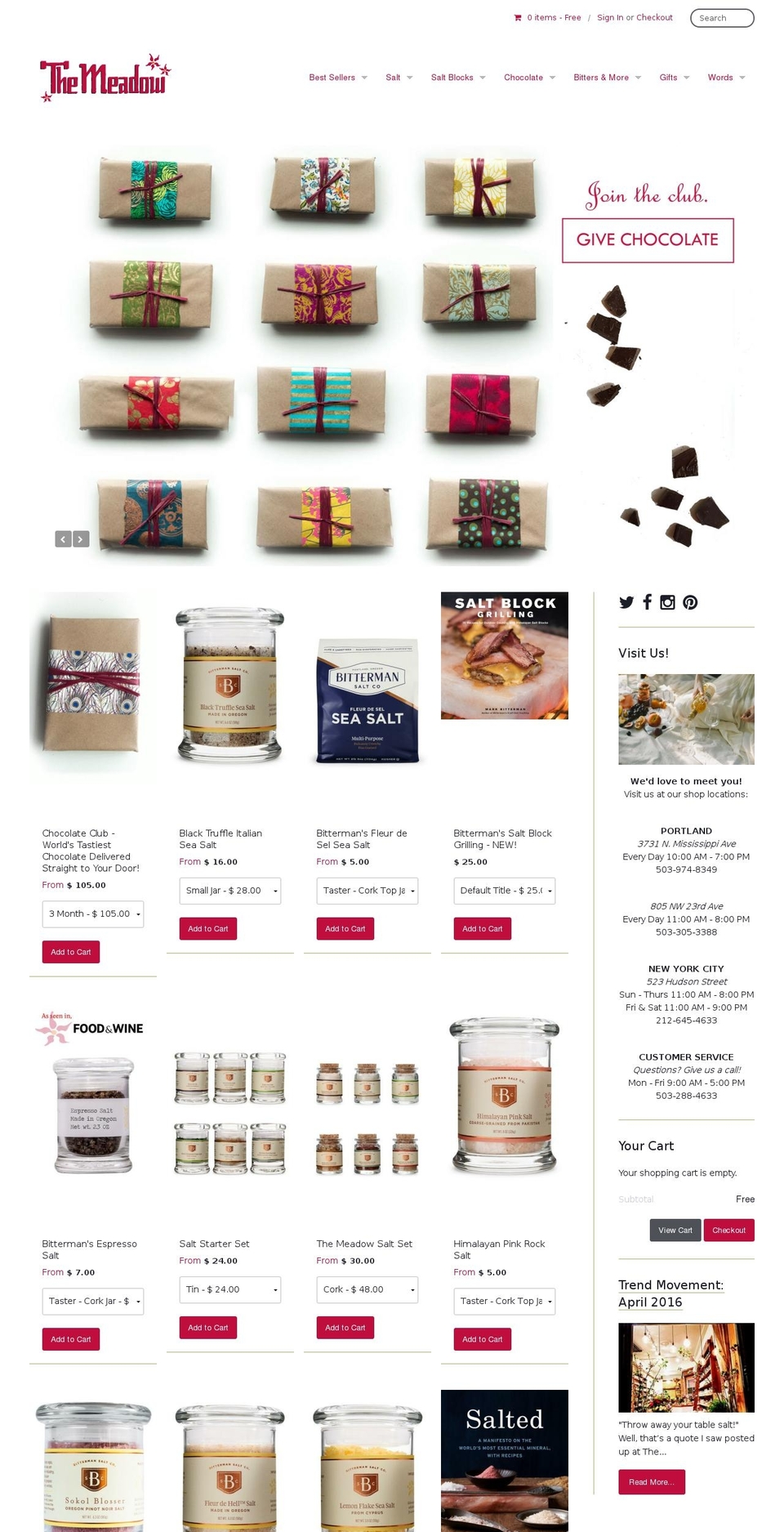 saltmonger.com shopify website screenshot