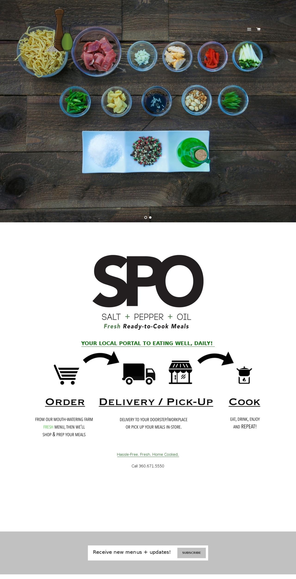 saltpepperoil.com shopify website screenshot