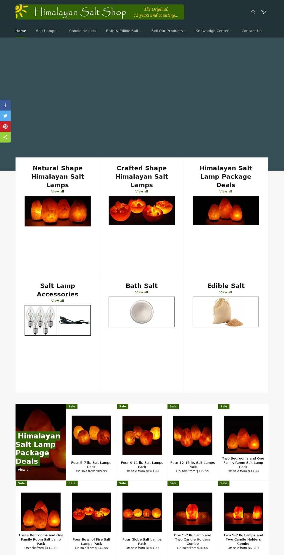 saltpower.com — Shopify storefront screenshot