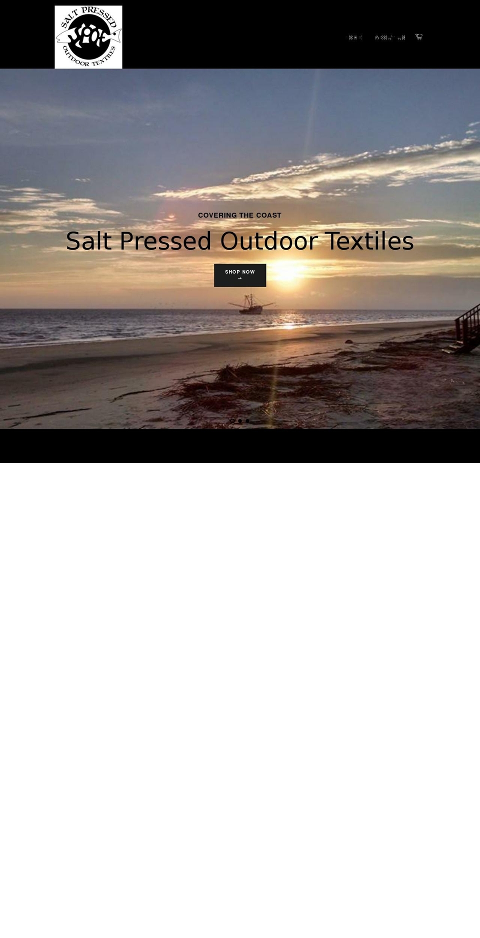 saltpressed.com — Shopify storefront screenshot