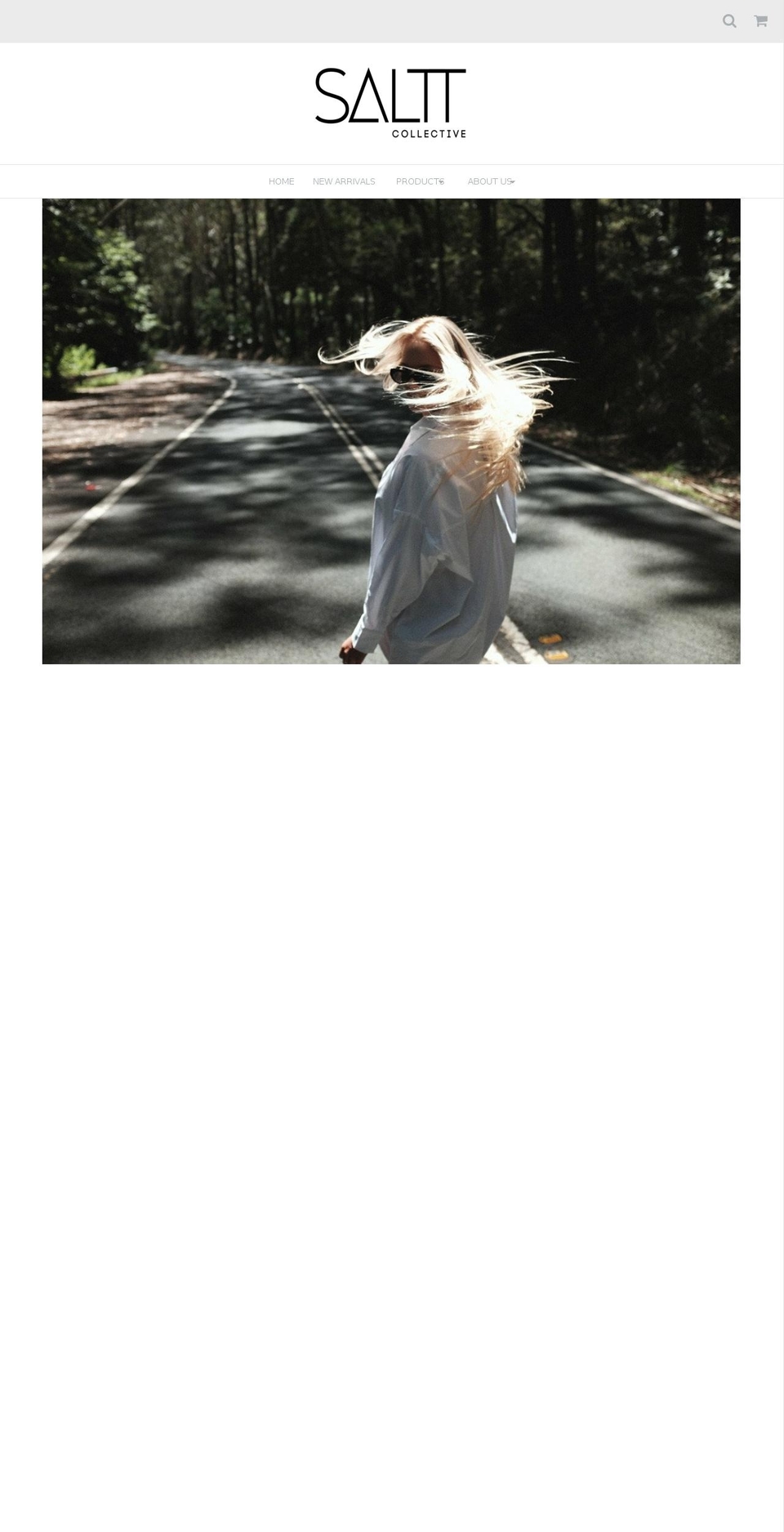 salttcollective.com.au shopify website screenshot