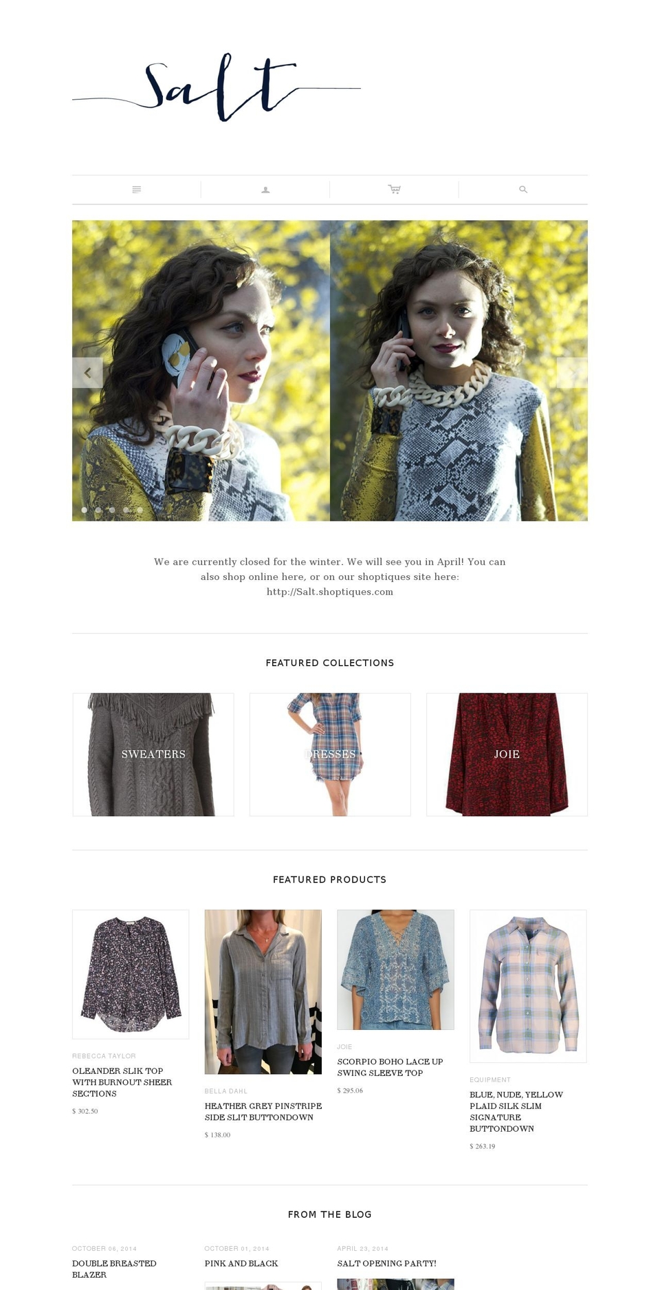 saltwellfleet.com shopify website screenshot