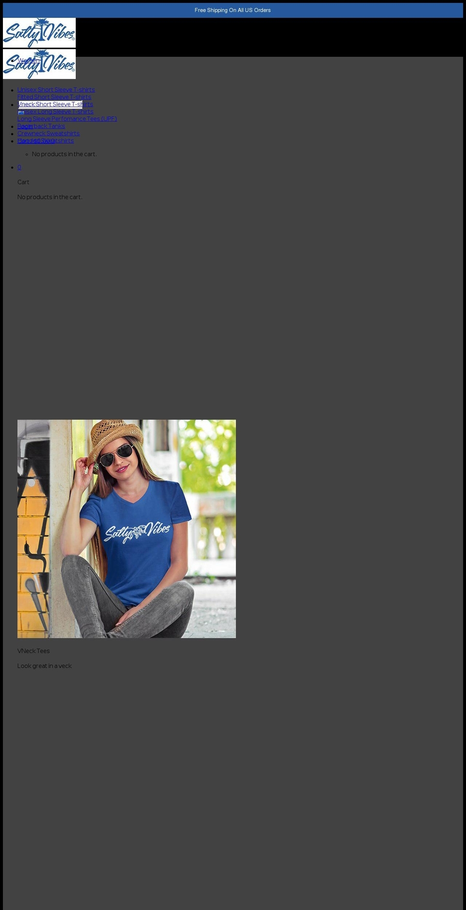 salty-vibes.com — Shopify storefront screenshot