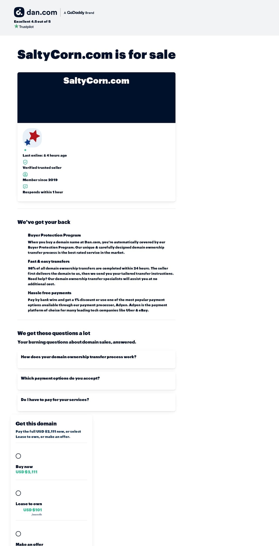 saltycorn.com — Shopify storefront screenshot