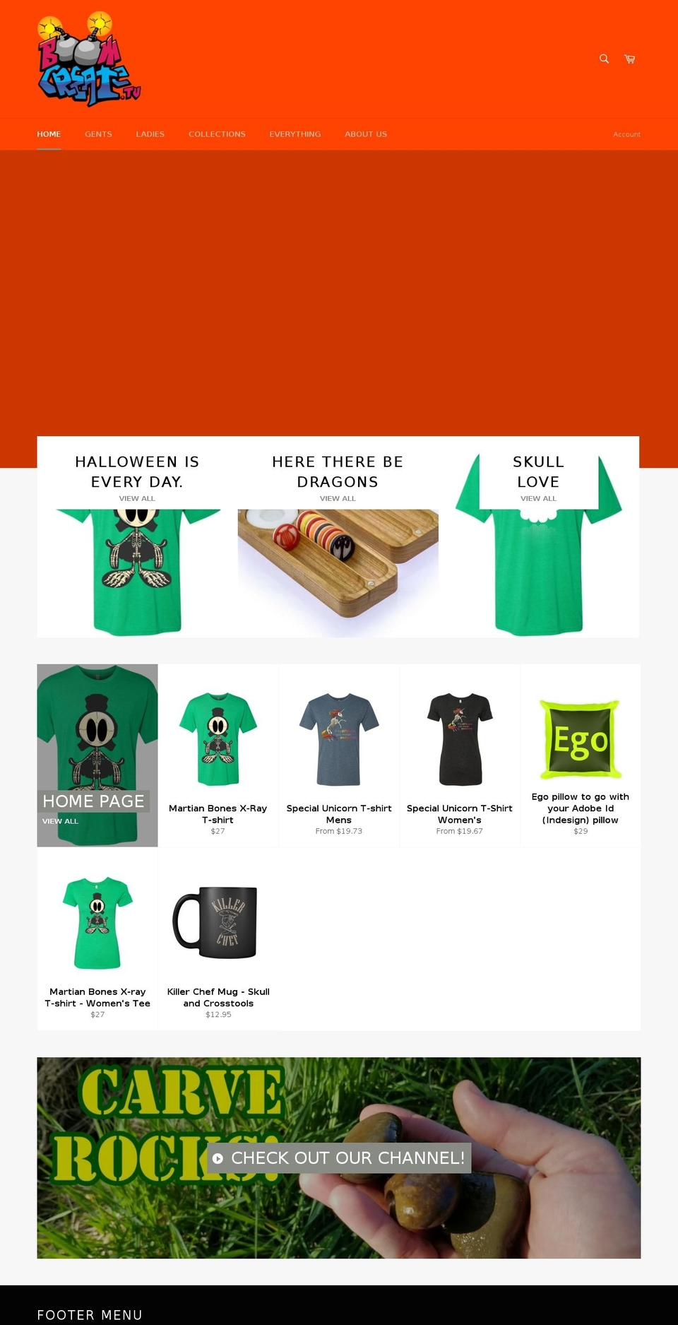 saltyjackstees.com — Shopify storefront screenshot