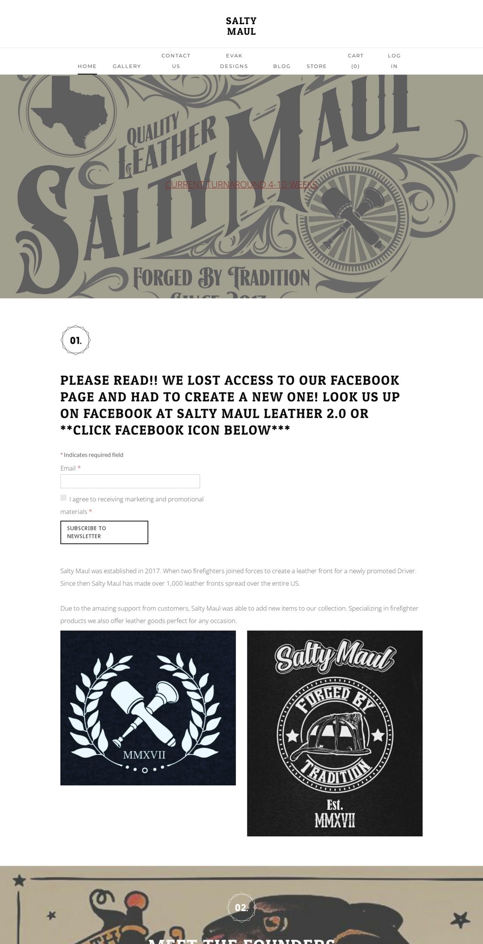 saltymaul.com — Shopify storefront screenshot