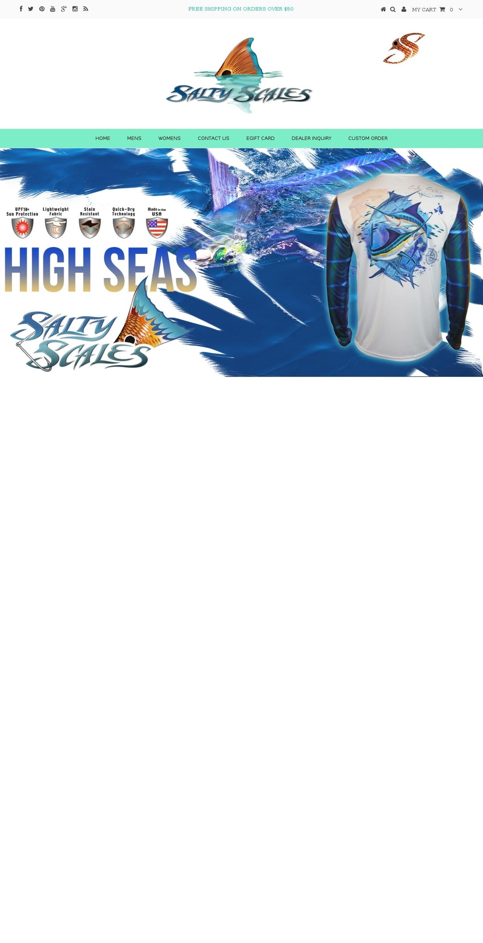 saltyscales.net shopify website screenshot