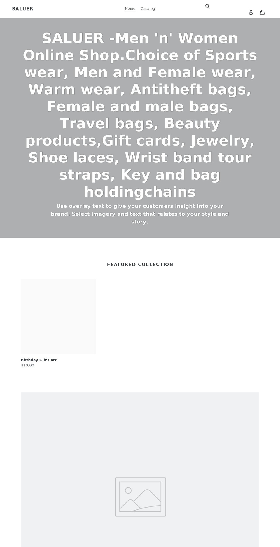 saluer.com.co shopify website screenshot