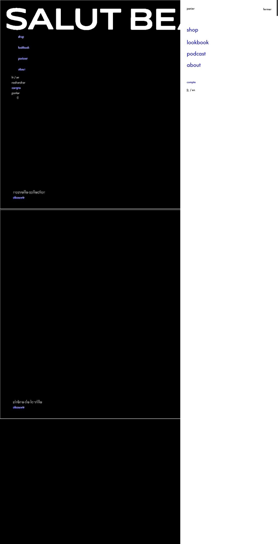 salut-beaute.com — Shopify storefront screenshot