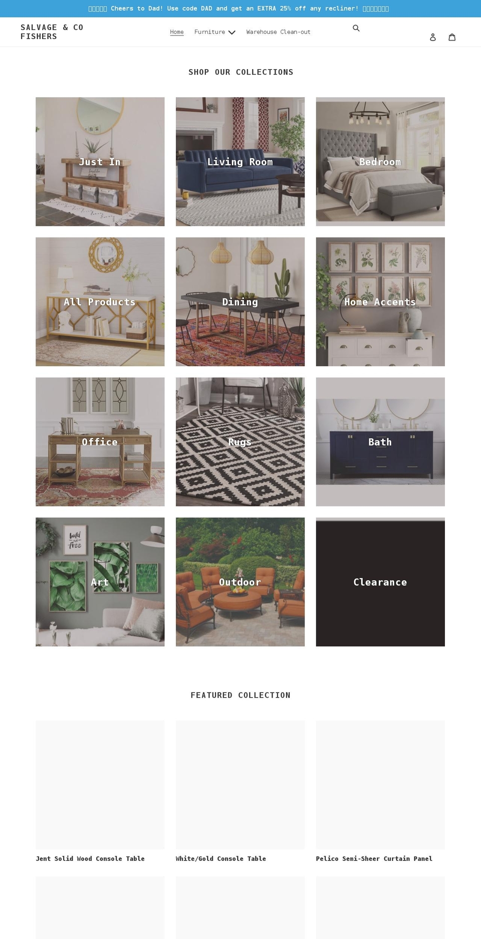salvagecofishers.com shopify website screenshot