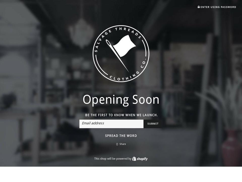 salvagethreads.com — Shopify storefront screenshot
