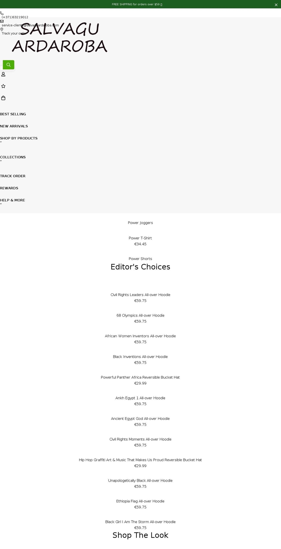 Love it or get it free -  update Shopify theme site example salvaguardaroba.com