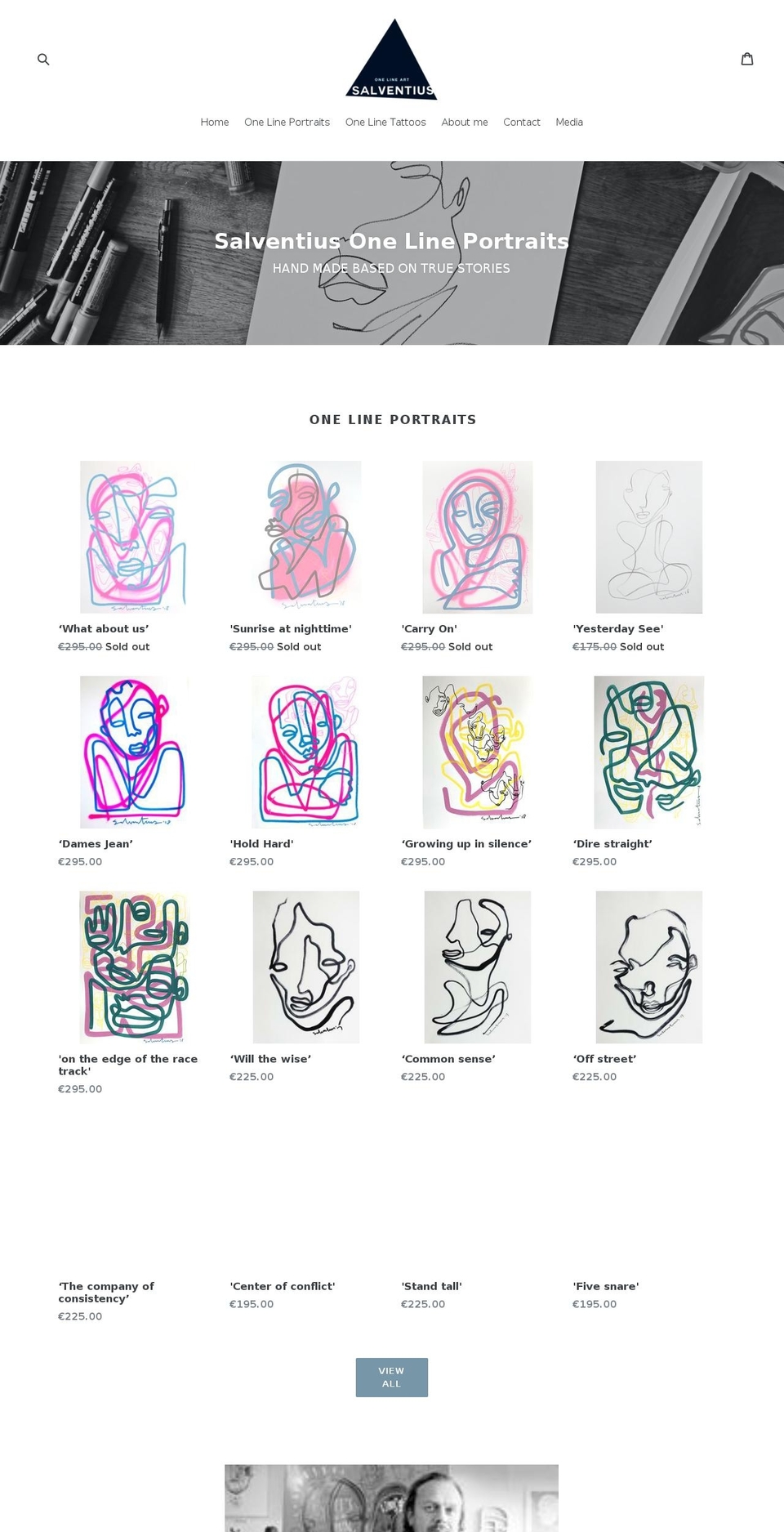 salventius.com shopify website screenshot