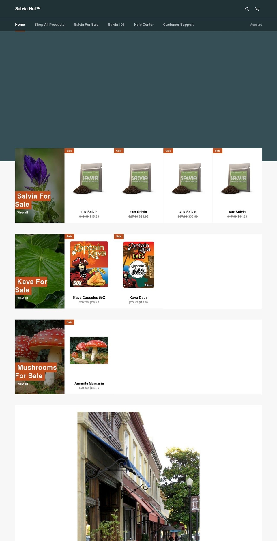salvia-d.com shopify website screenshot