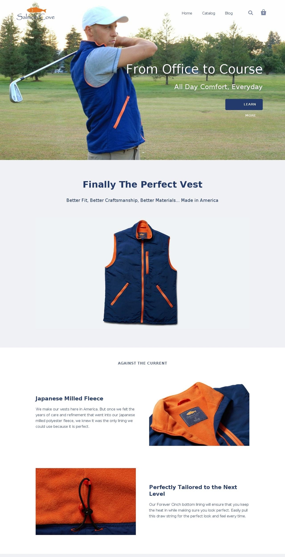 samandcove.com — Shopify storefront screenshot