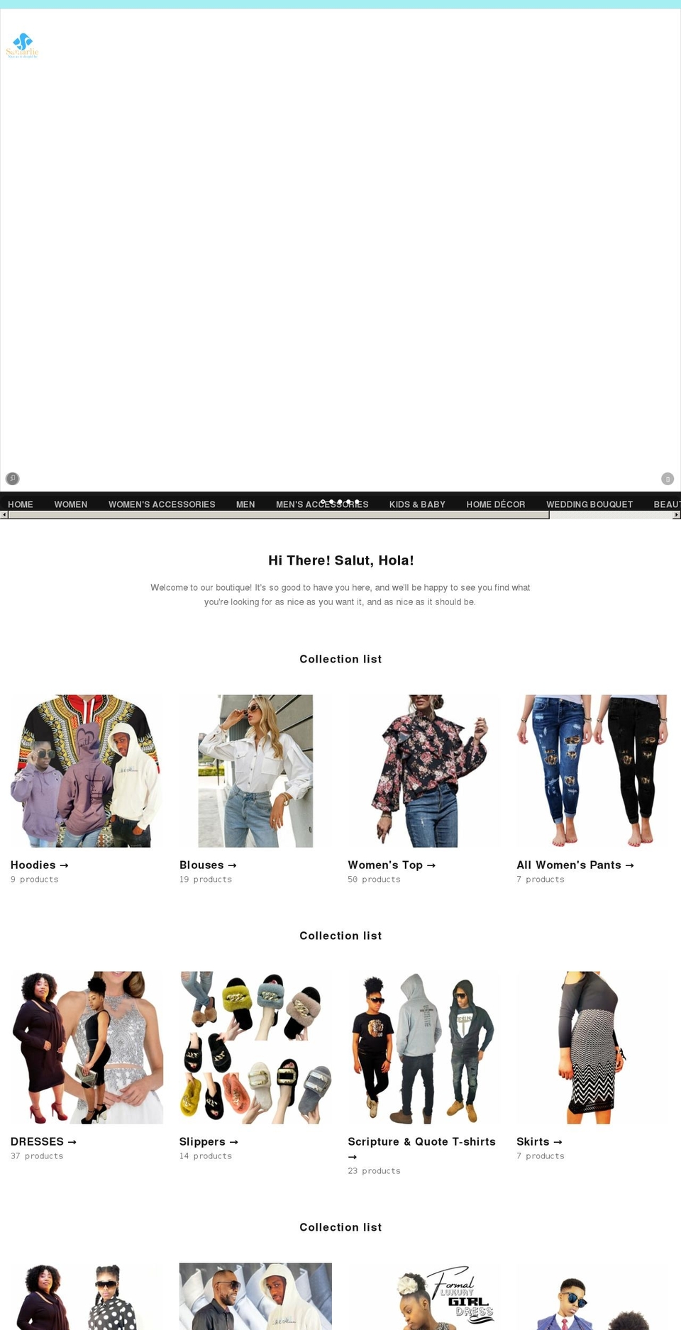 samarlie.com shopify website screenshot