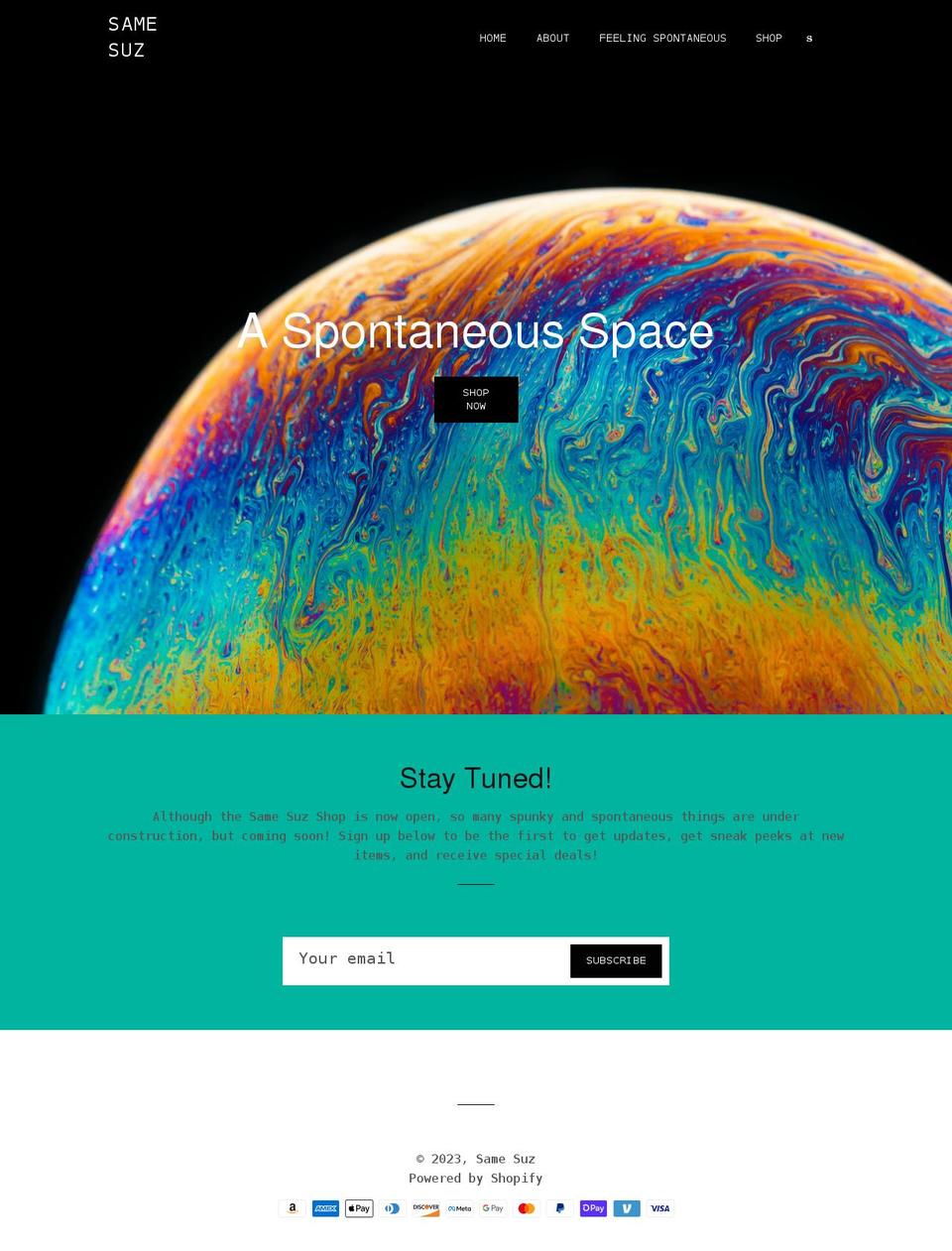 samesuz.com shopify website screenshot