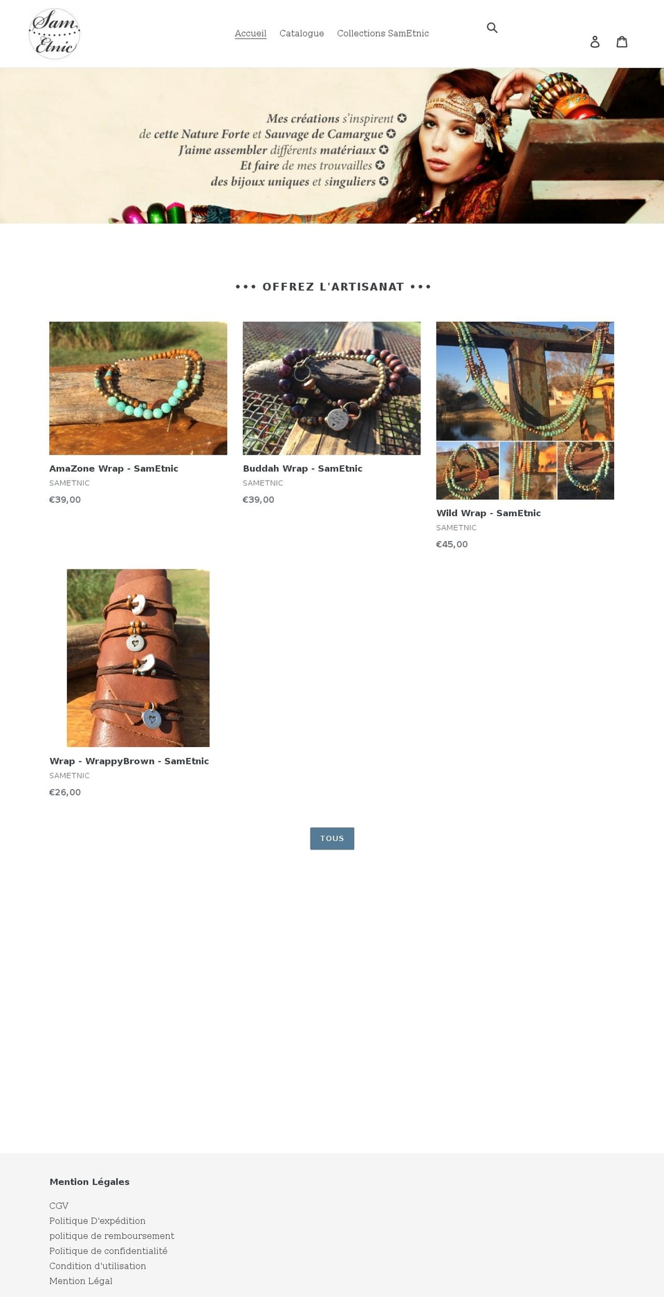 sametnic.com shopify website screenshot