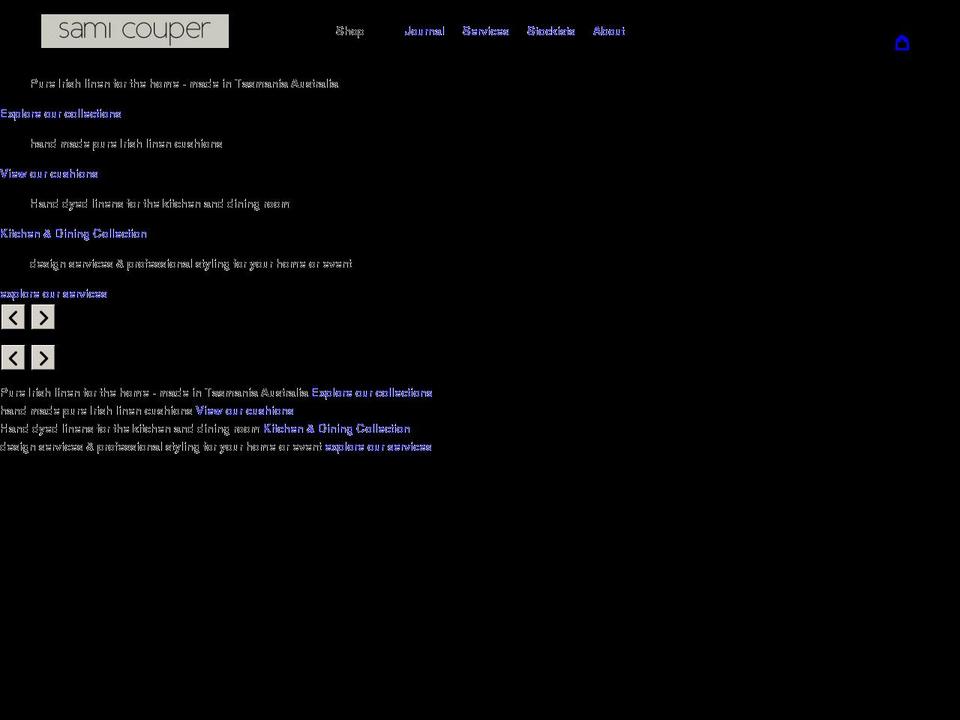 samicouper.com shopify website screenshot