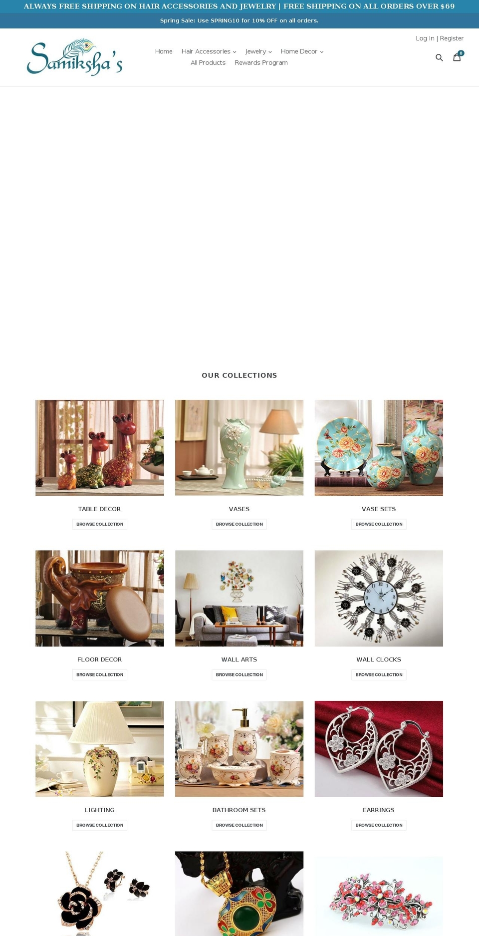 samiksha.com shopify website screenshot
