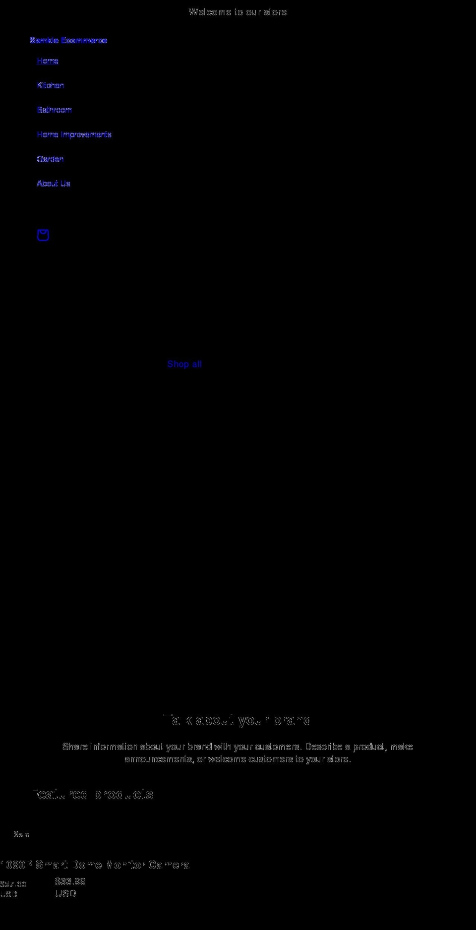samkie.com shopify website screenshot