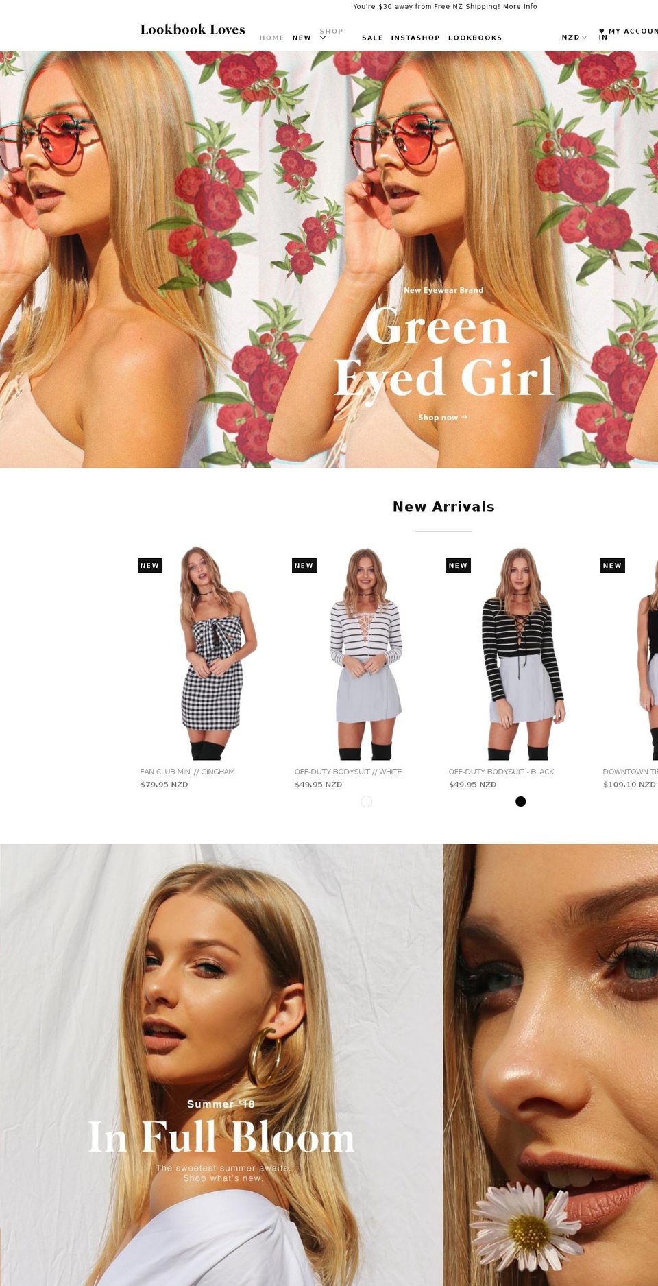 sammiswim.com — Shopify storefront screenshot