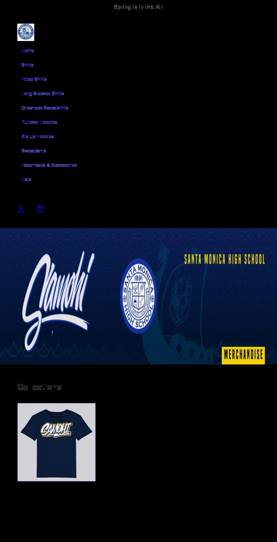 samohistore.com shopify website screenshot