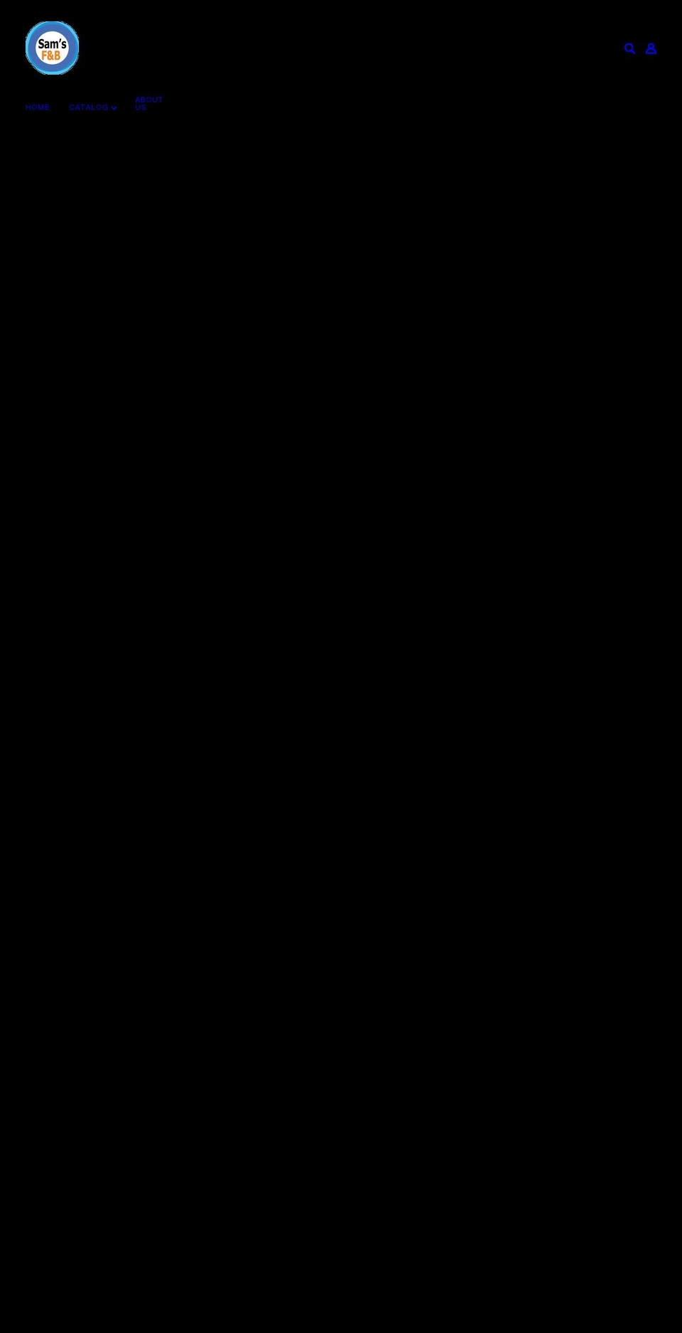 samsfnb.com shopify website screenshot