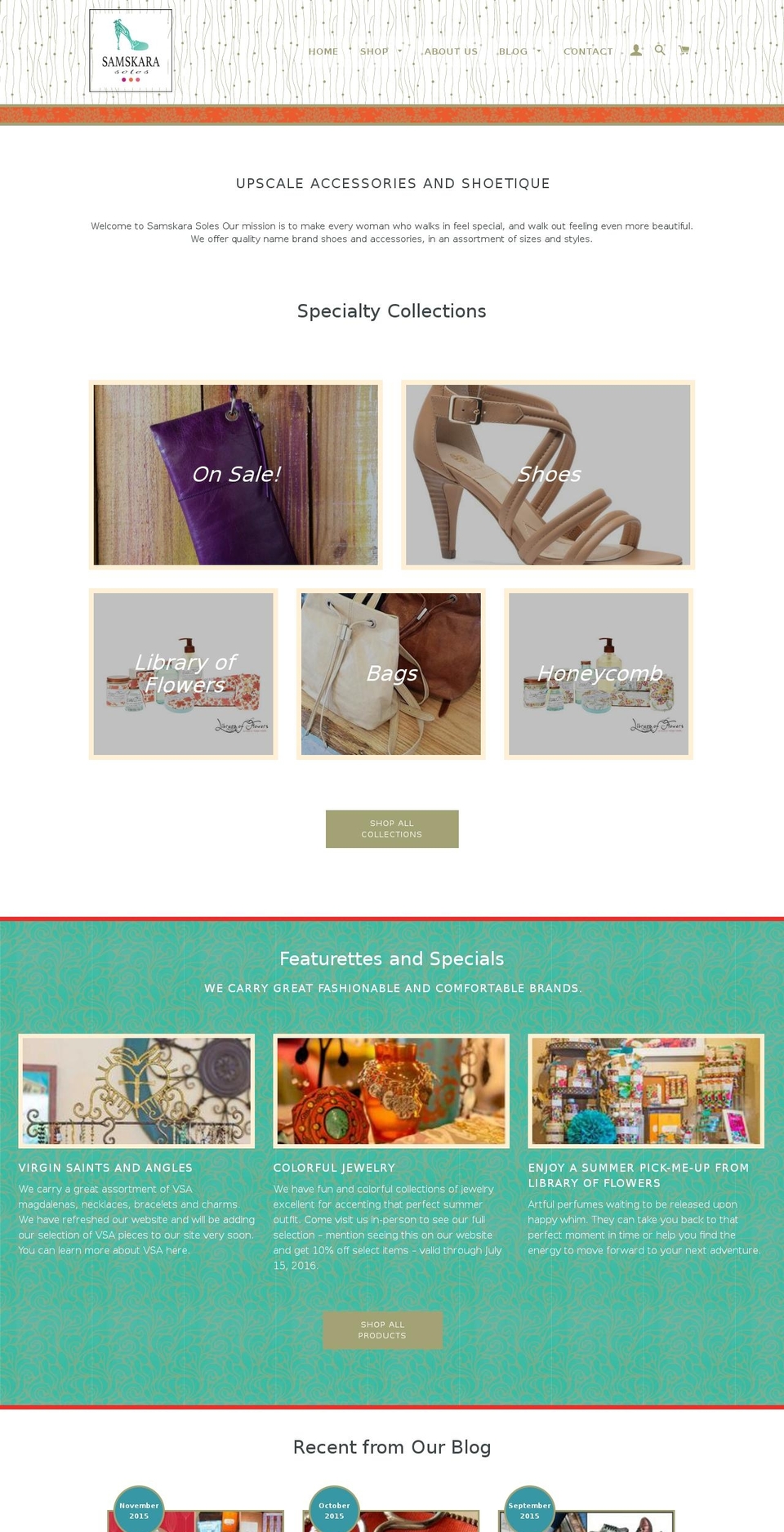 samskarasoles.com shopify website screenshot