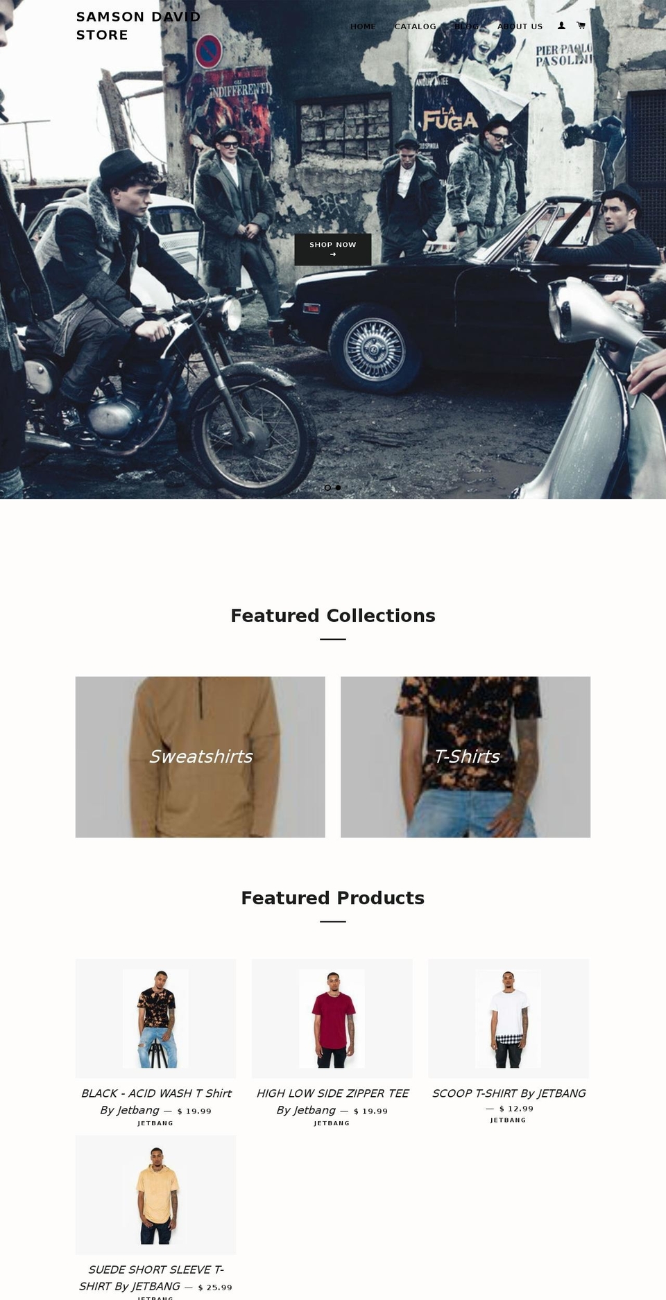 samsondavidstore.com shopify website screenshot