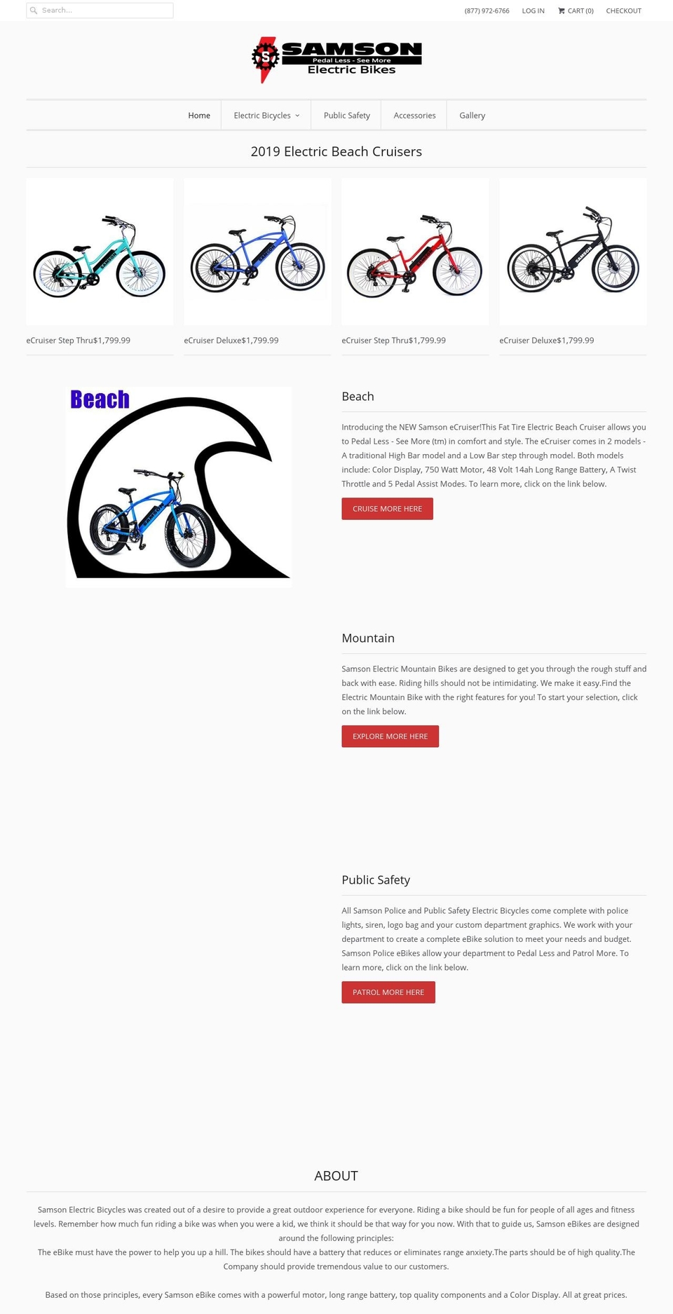 samsonev.com — Shopify storefront screenshot