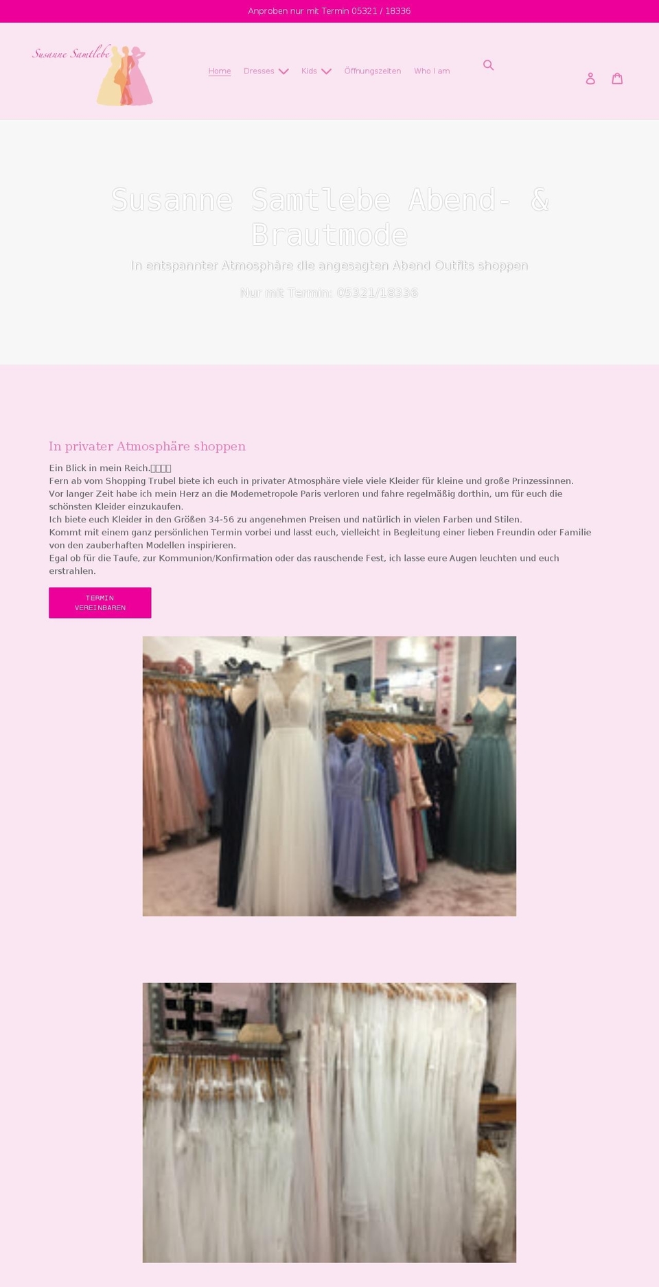 samtlebe.de shopify website screenshot