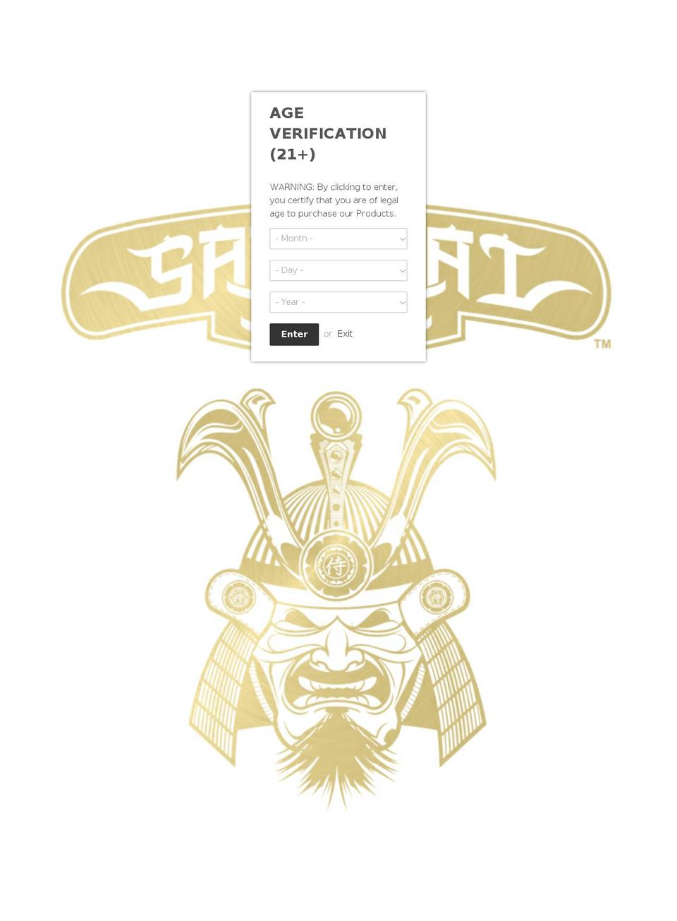 samuraimodz.com shopify website screenshot