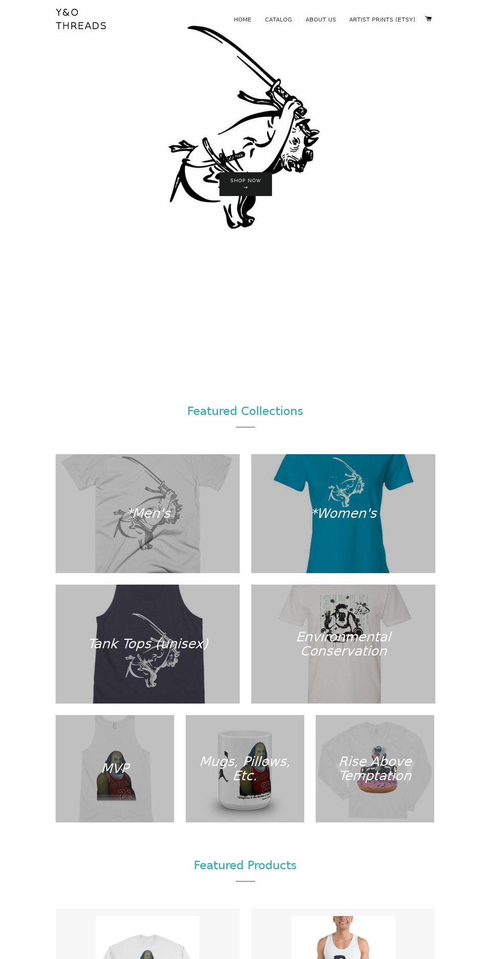 samurhino.com — Shopify storefront screenshot