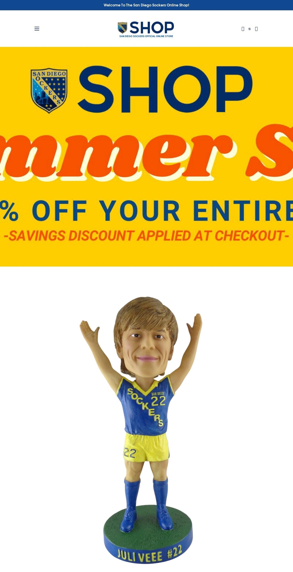 san-diego-sockers.myshopify.com shopify website screenshot