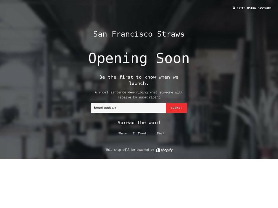 san-francisco-straws.myshopify.com shopify website screenshot