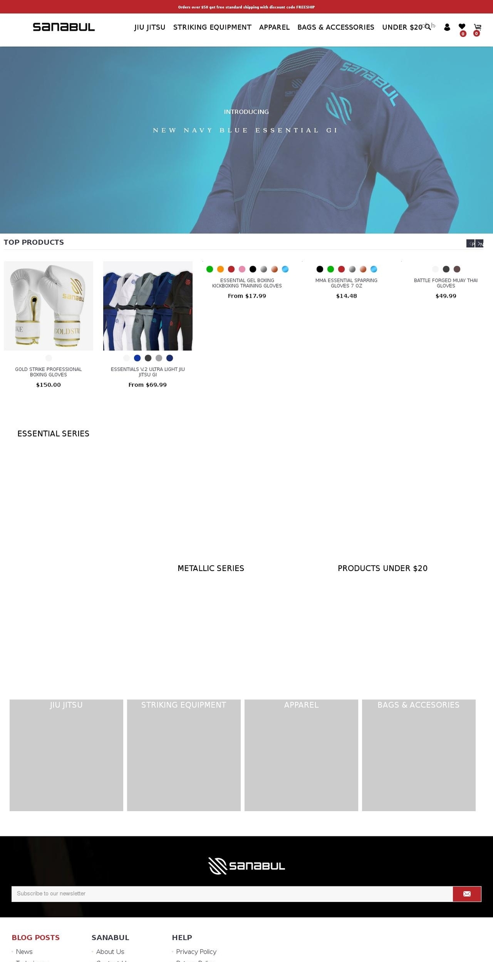 sanabul.com — Shopify storefront screenshot