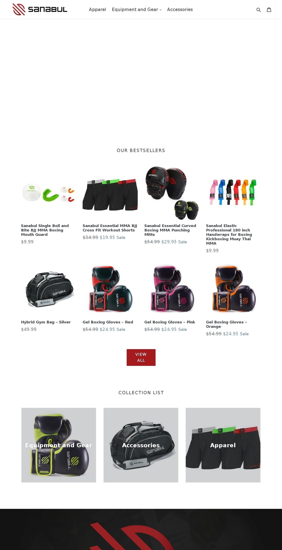 sanabulcanada.com — Shopify storefront screenshot