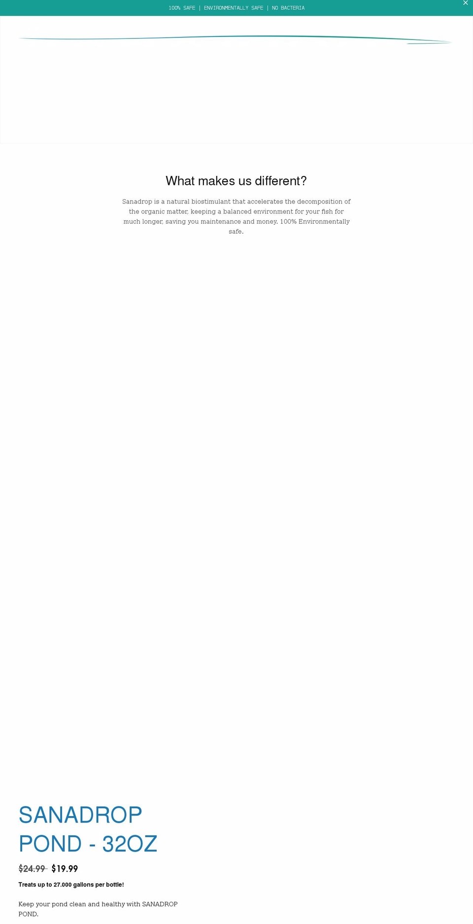 sanadrop.com shopify website screenshot