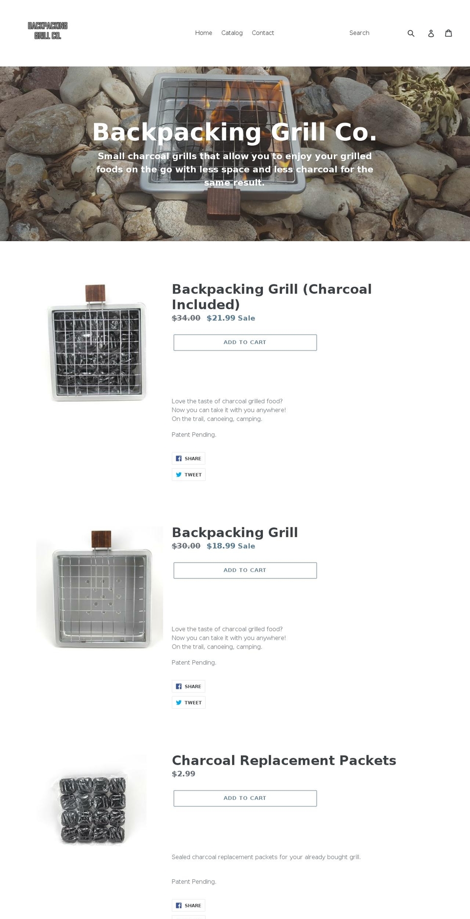 sanangelogrillco.com — Shopify storefront screenshot