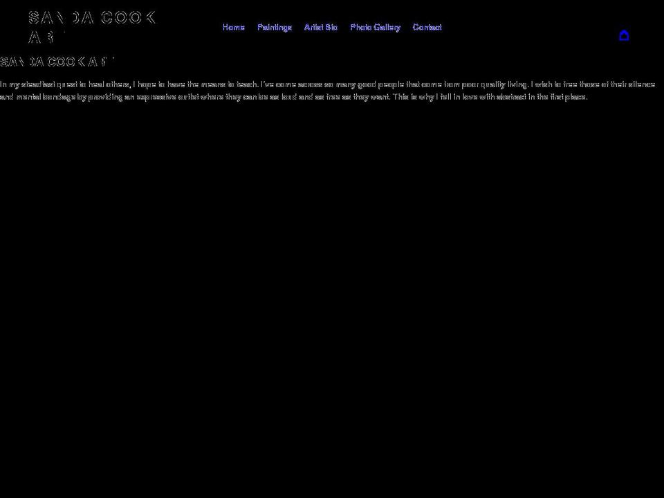 sandacookart.com shopify website screenshot