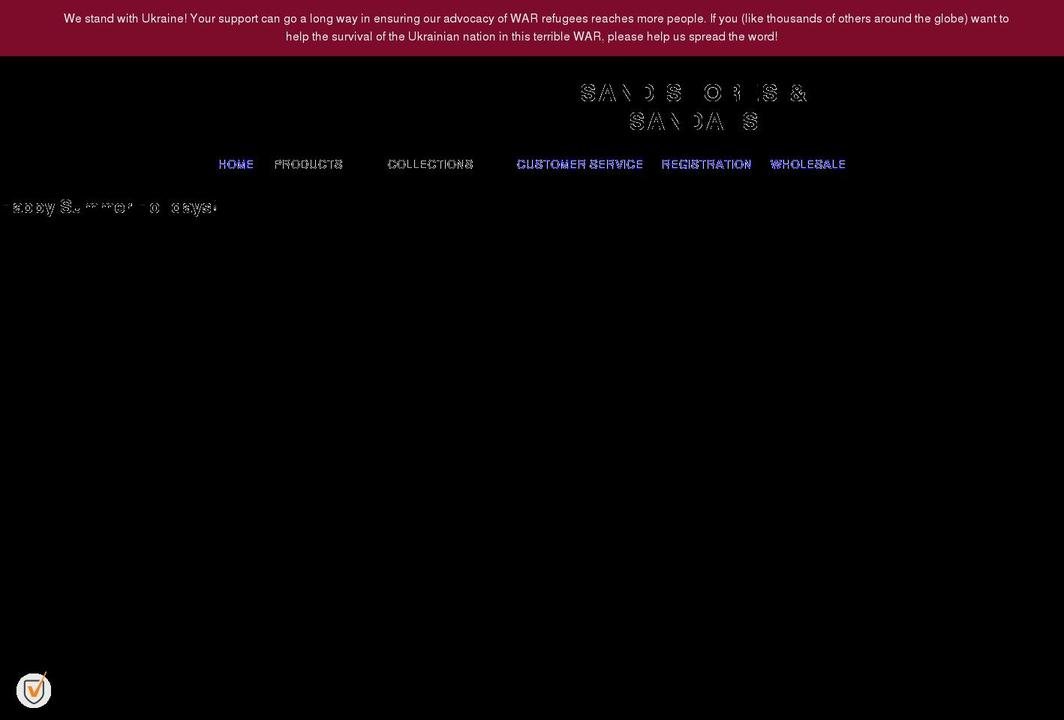 sandal-sales.com shopify website screenshot