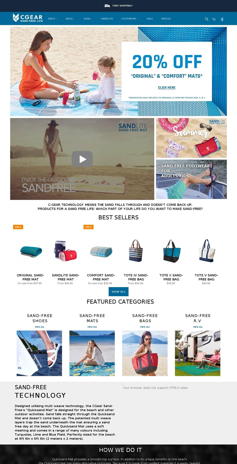 Release V2.0.3 (Venture) Shopify theme site example sandfreetechnology.com