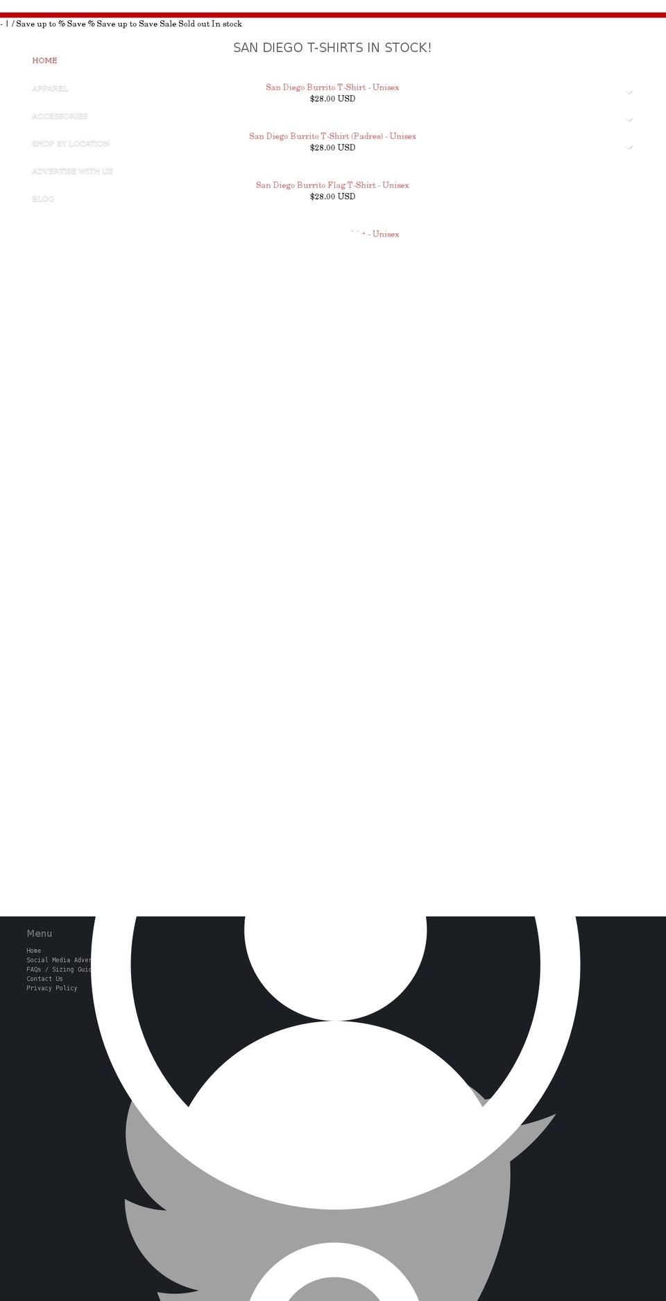 sandiegohumor.com shopify website screenshot