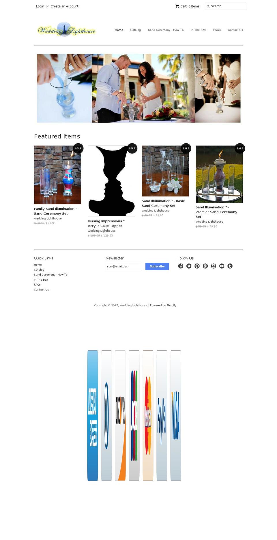 sandilluminations.com shopify website screenshot